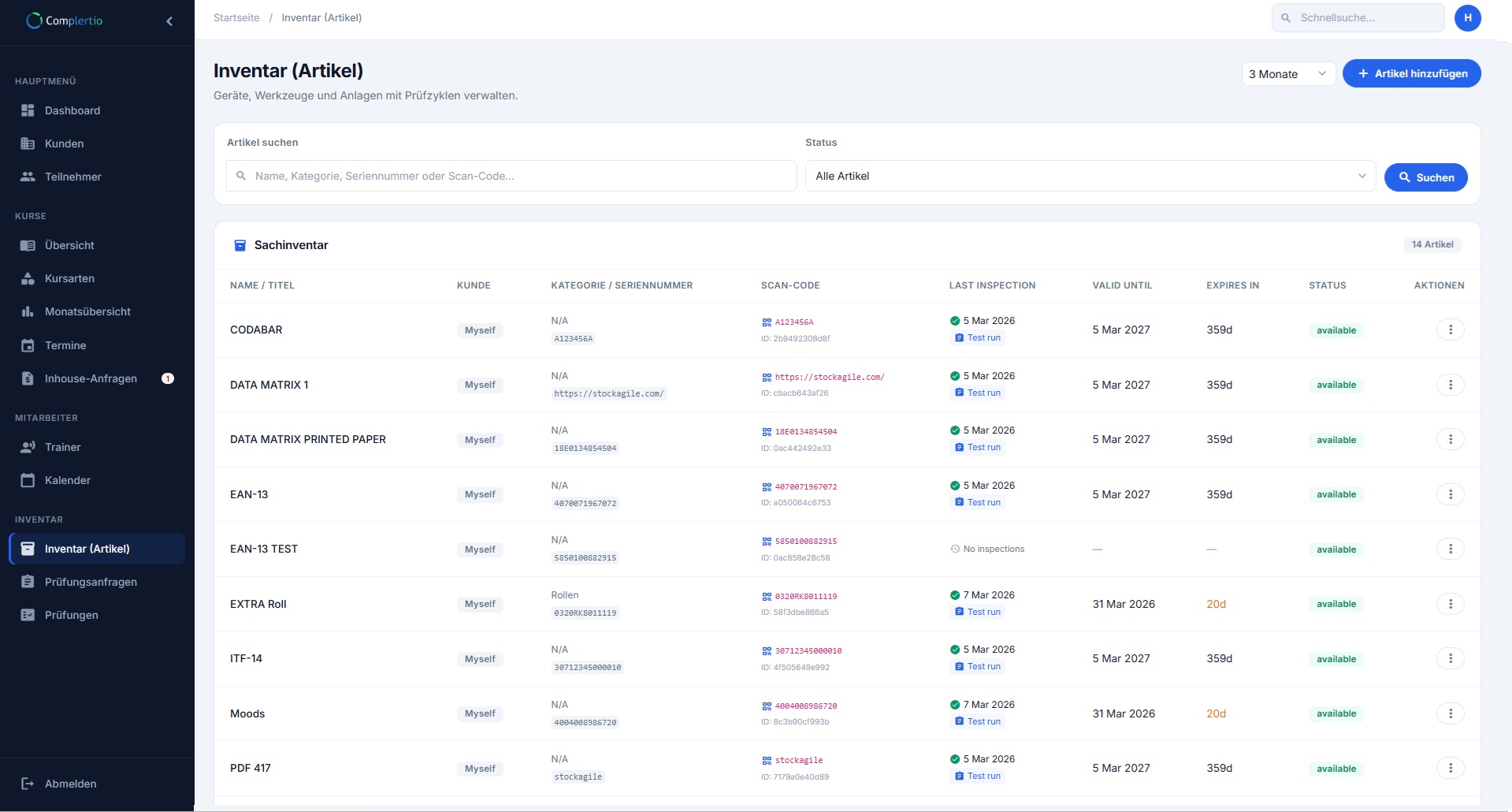 Asset tracking