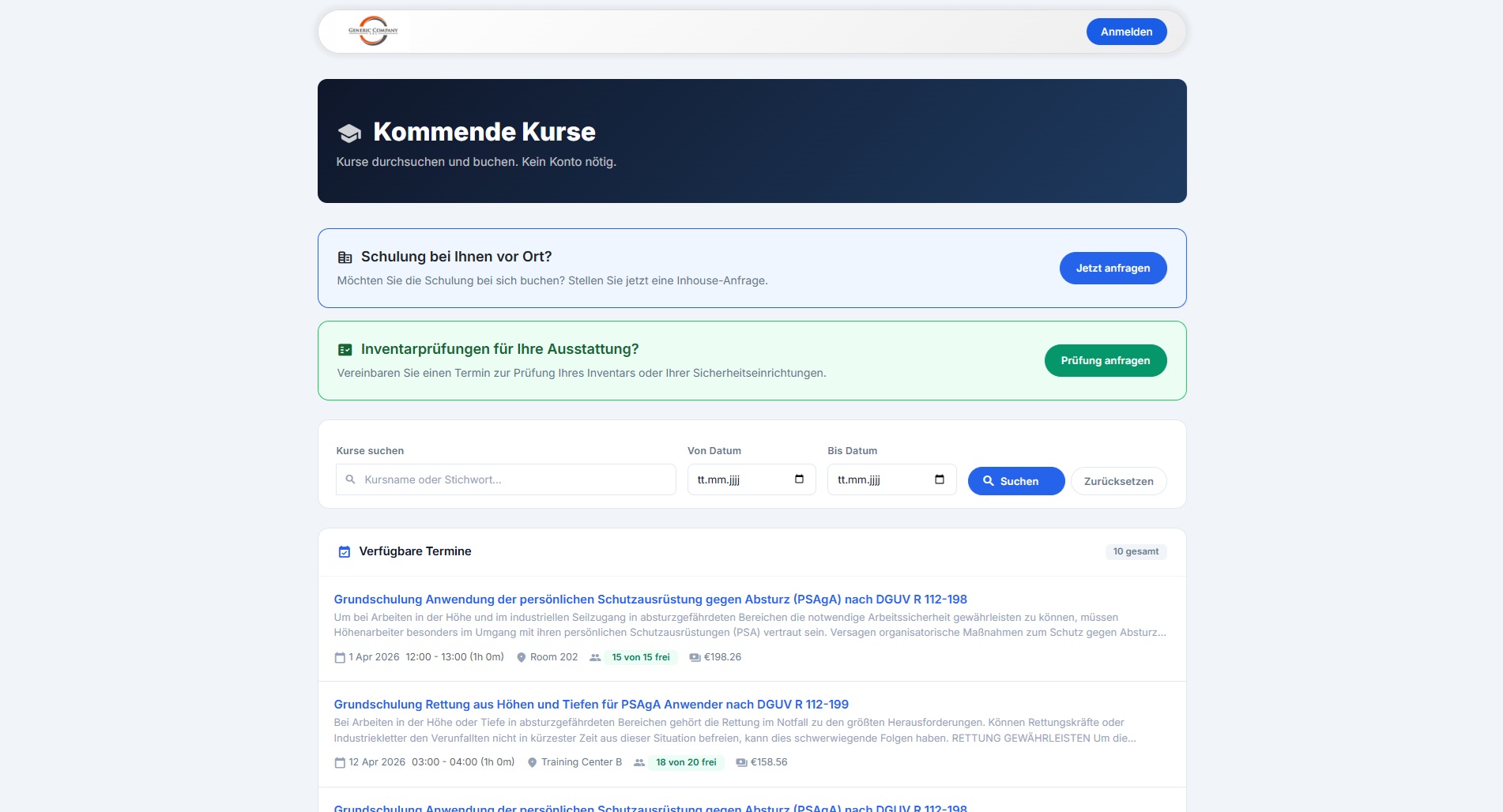 Customer portal